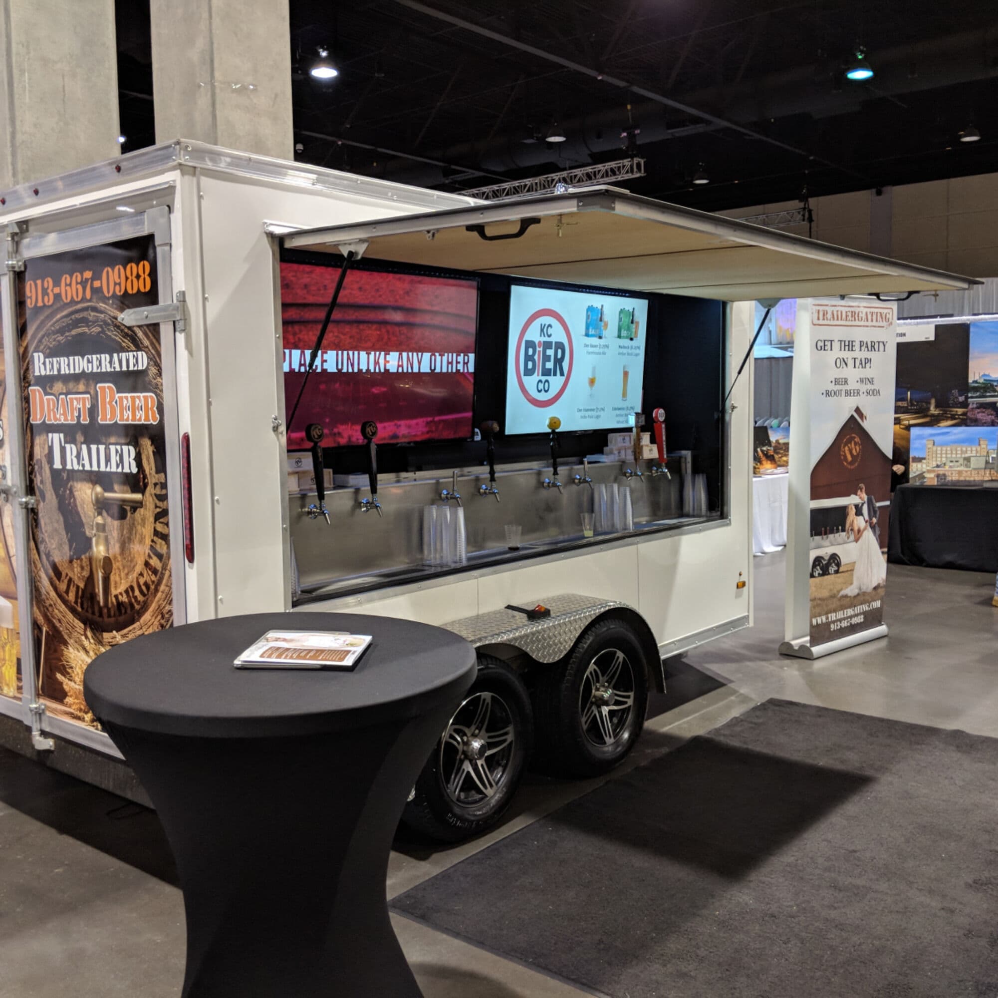 Draft Beer Trailer = 8 Faucet, 20 keg trailer - 3