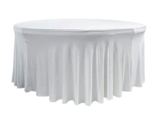 120" Spandex Wavy Table Cover